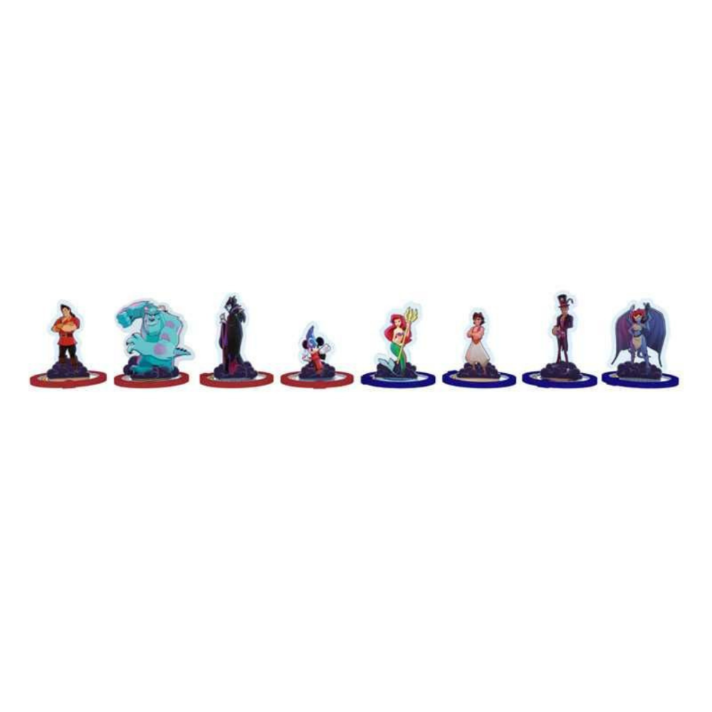 Character standees from Disney Sorcerer's Arena: Epic Alliances Core Set.