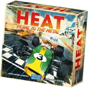 Heat: Pedal to the Metal game box showing a dynamic race scene.