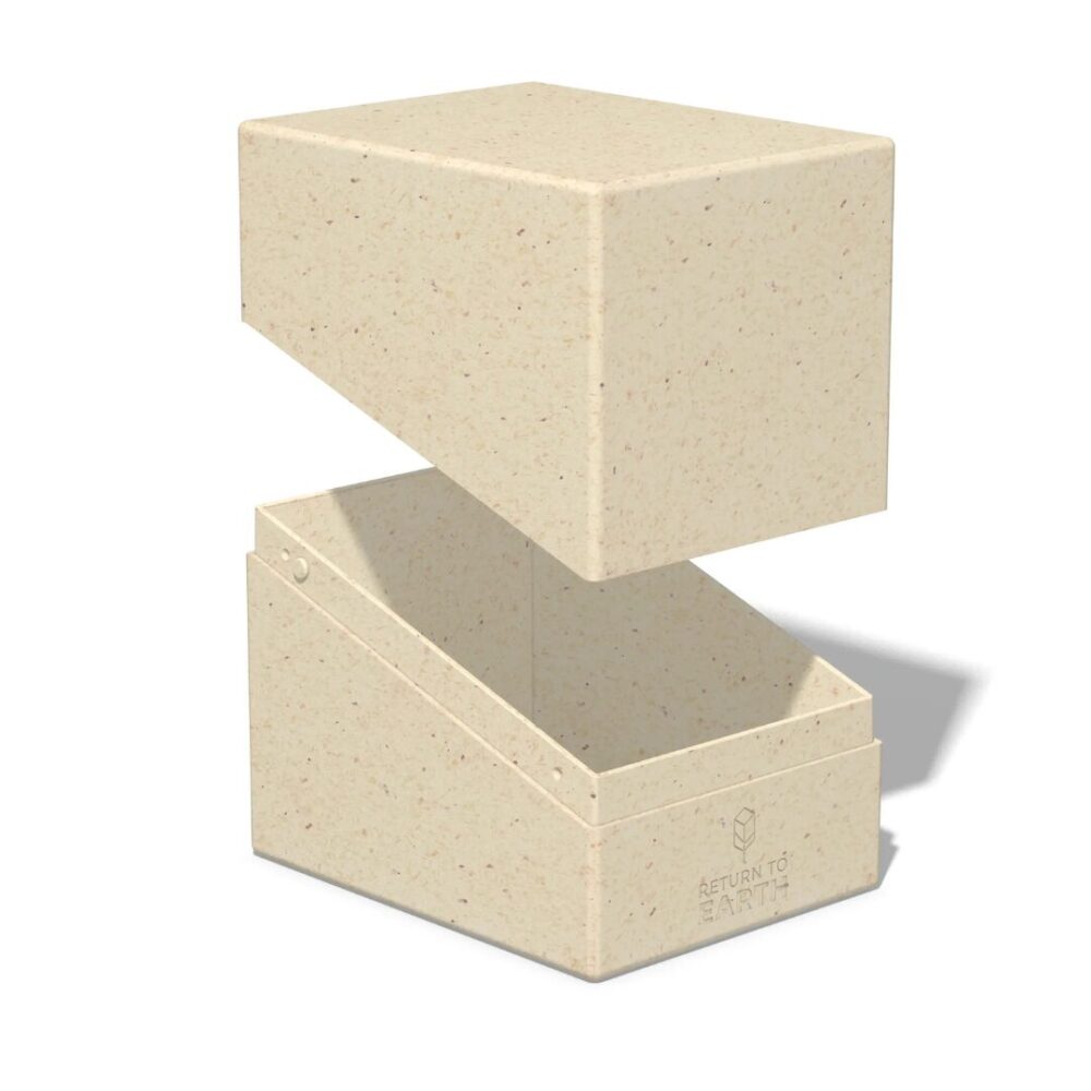 Image of the Ultimate Guard Boulder 133+ Deck Box in Natural color.