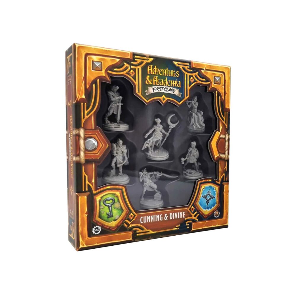 Adventures & Academia: First Class - Cunning & Divine Box Front