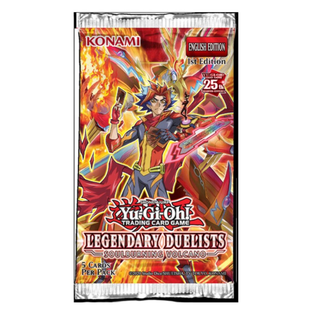 Yu-Gi-Oh! Soulburning Volcano Booster Pack.