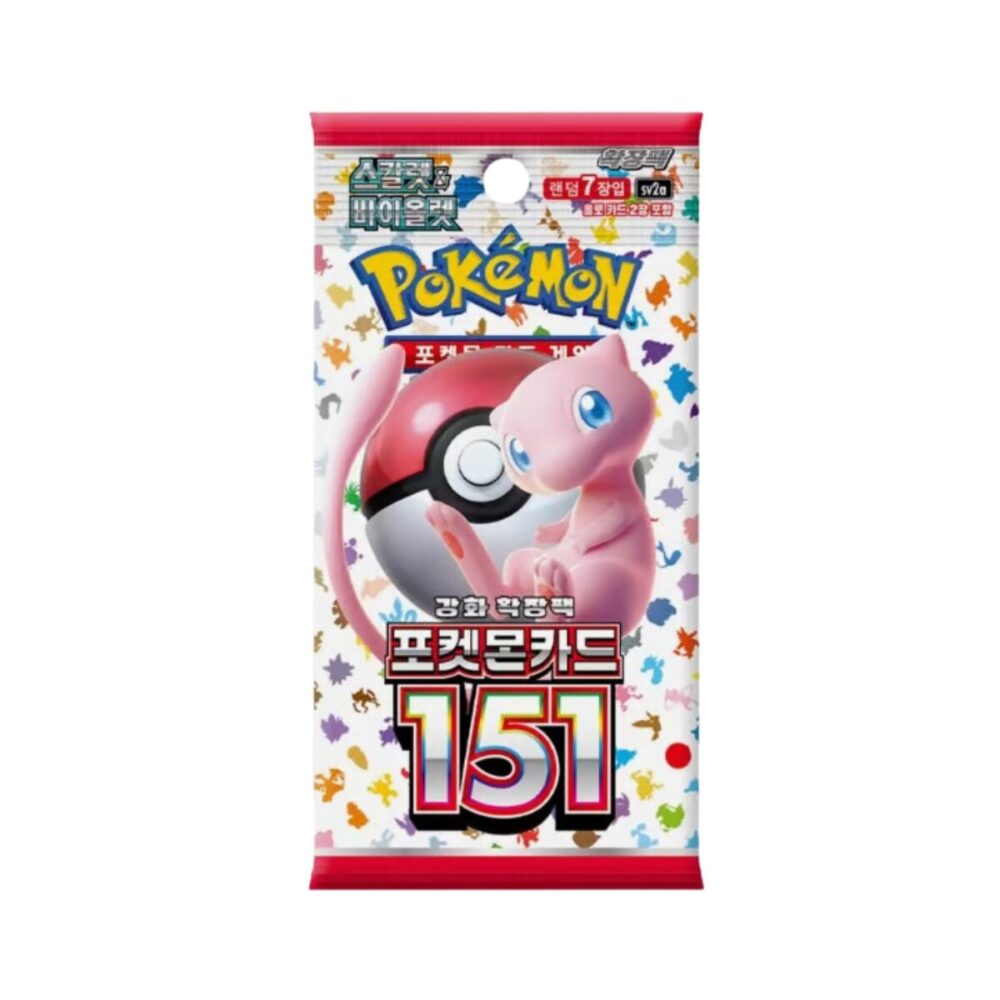 Pokémon TCG: Scarlet & Violet 151 Booster (Korean Language) x 1