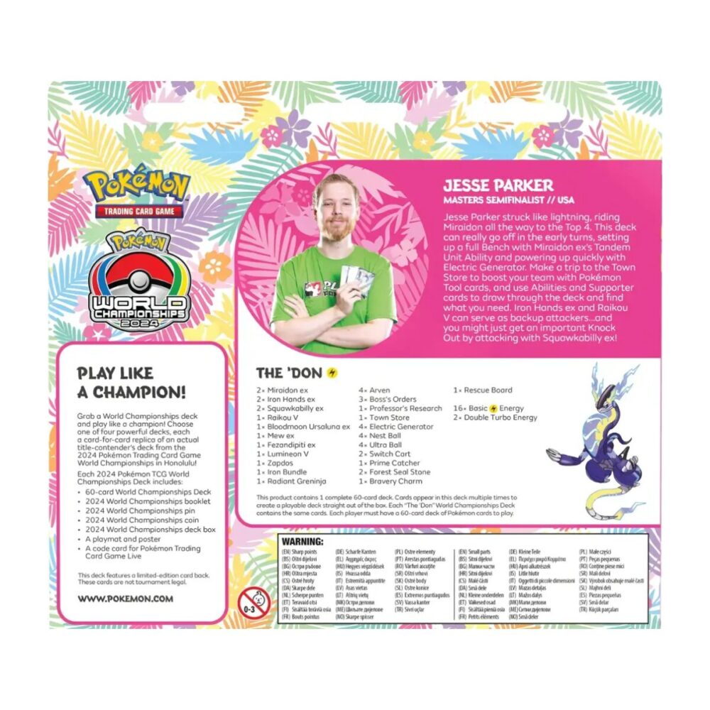 Pokemon TCG: World Champions Decks 2024 – Jesse Parker: The Don - Image 2