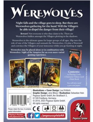 Werewolf Card game back