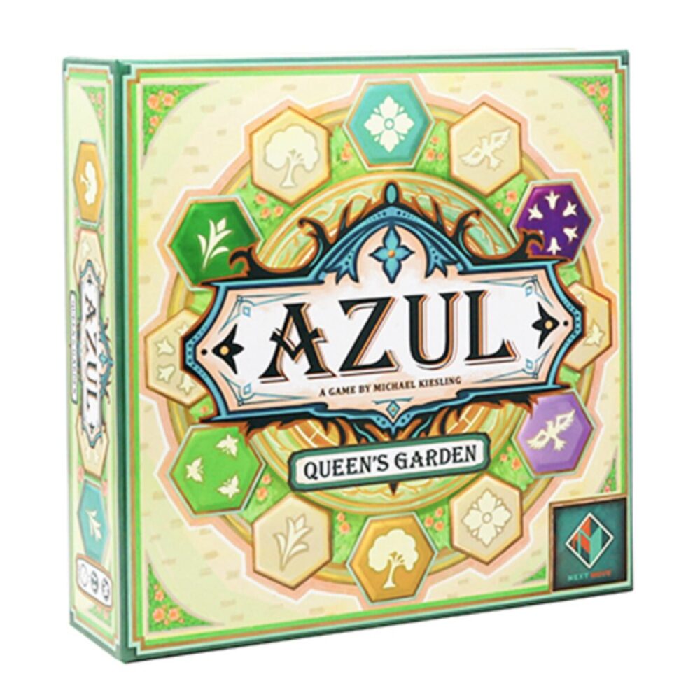 Box cover of Azul: Queen's Garden board game