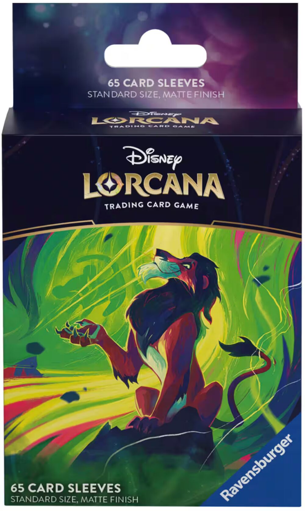 Disney Lorcana Azurite Sea Scar sleeves box