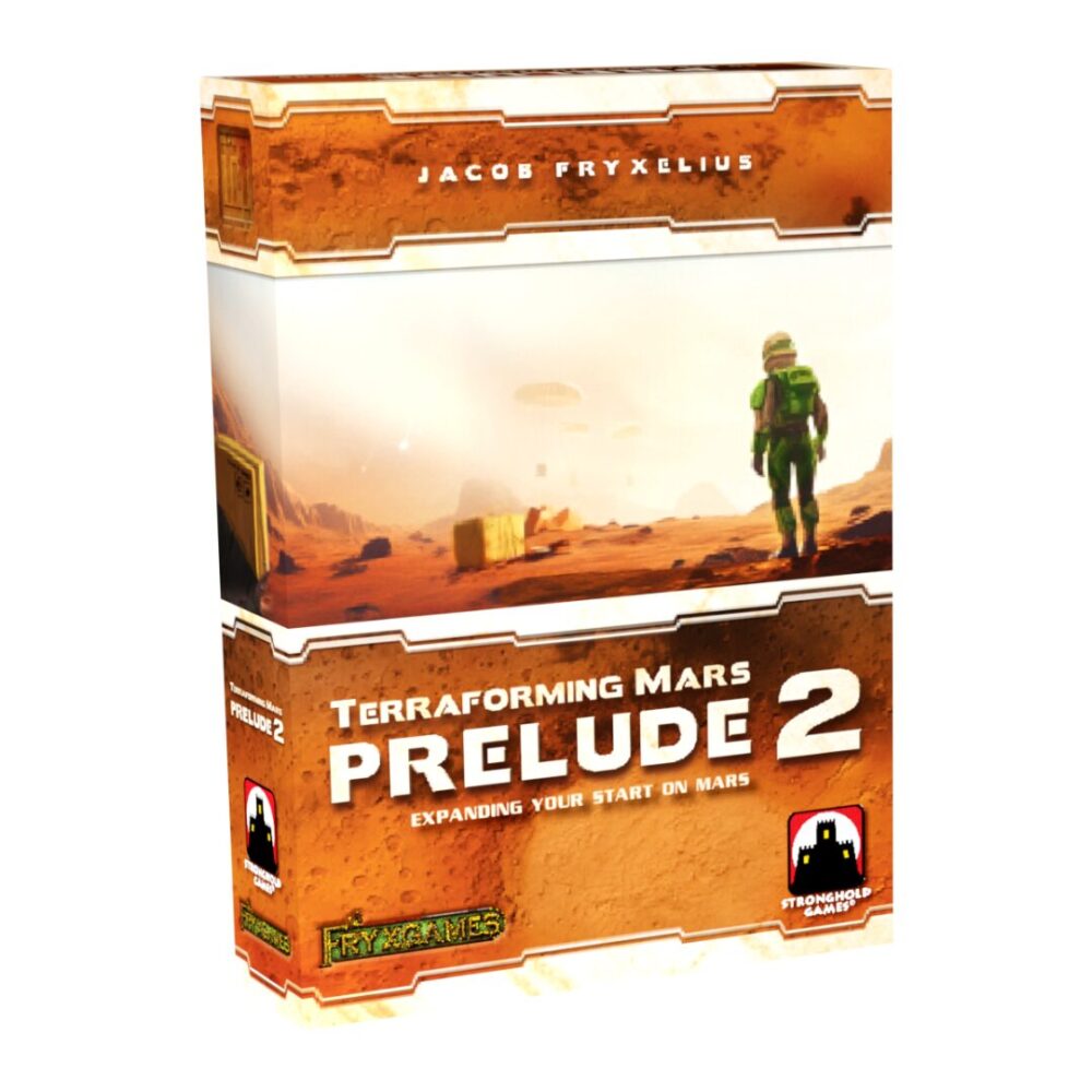 Box art of Terraforming Mars: Prelude 2 expansion.