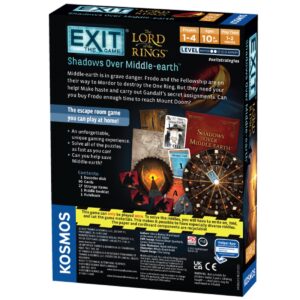 Exit LOTR Shadows Over Middle Earth Back Of Box