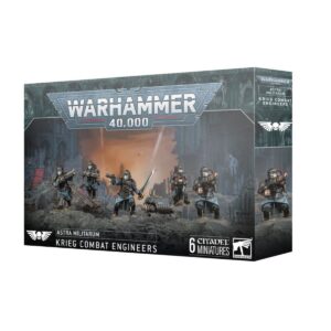 Astra Militarum Krieg Combat Engineers box displaying elite trench warfare specialists