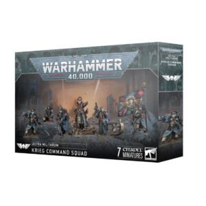 Astra Militarum Krieg Command Squad box showcasing the elite leadership unit